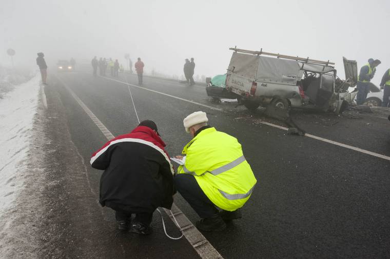 Tíz perc alatt négy közúti baleset